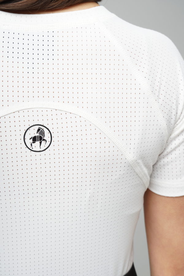 ELITE AIR T-Shirt jeździecki Ivory